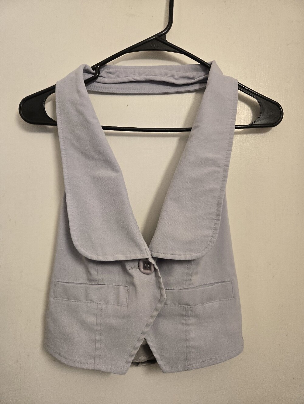 Rampage Gray Halter Fashion Vest/top Size Medium Womens